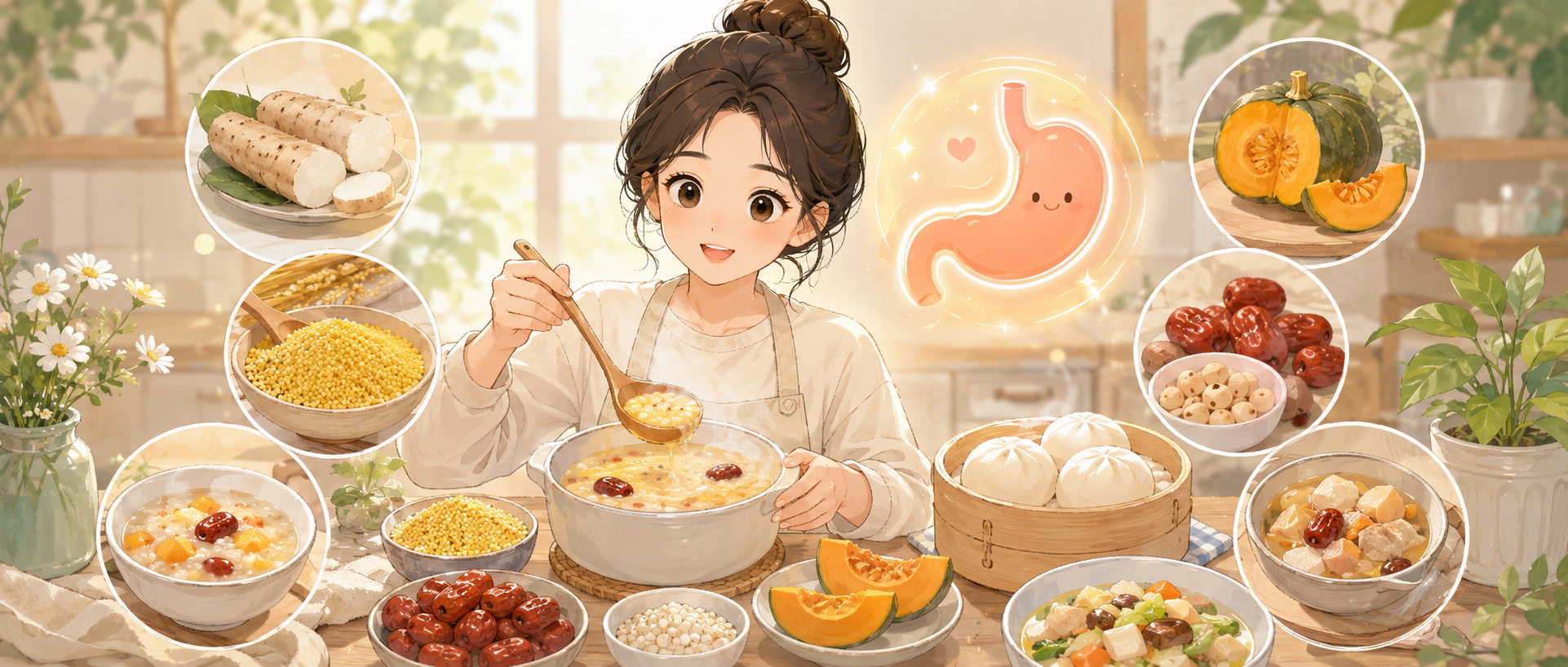 转发收藏！脾胃强，全靠养！经典食疗方推荐给大家。